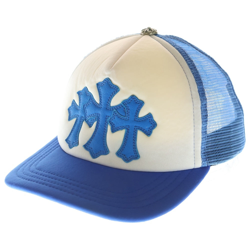 CHROME HEARTS(クロムハーツ) TRUCKER CAP トラッカーキャップ 3セメタリーレザーパッチメッシュキャップ帽子