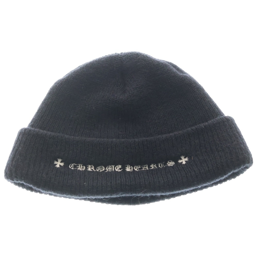 CHROME HEARTS(クロムハーツ) WOOL WATCH CAP CHプラス刺繍ニットキャップビーニー帽子