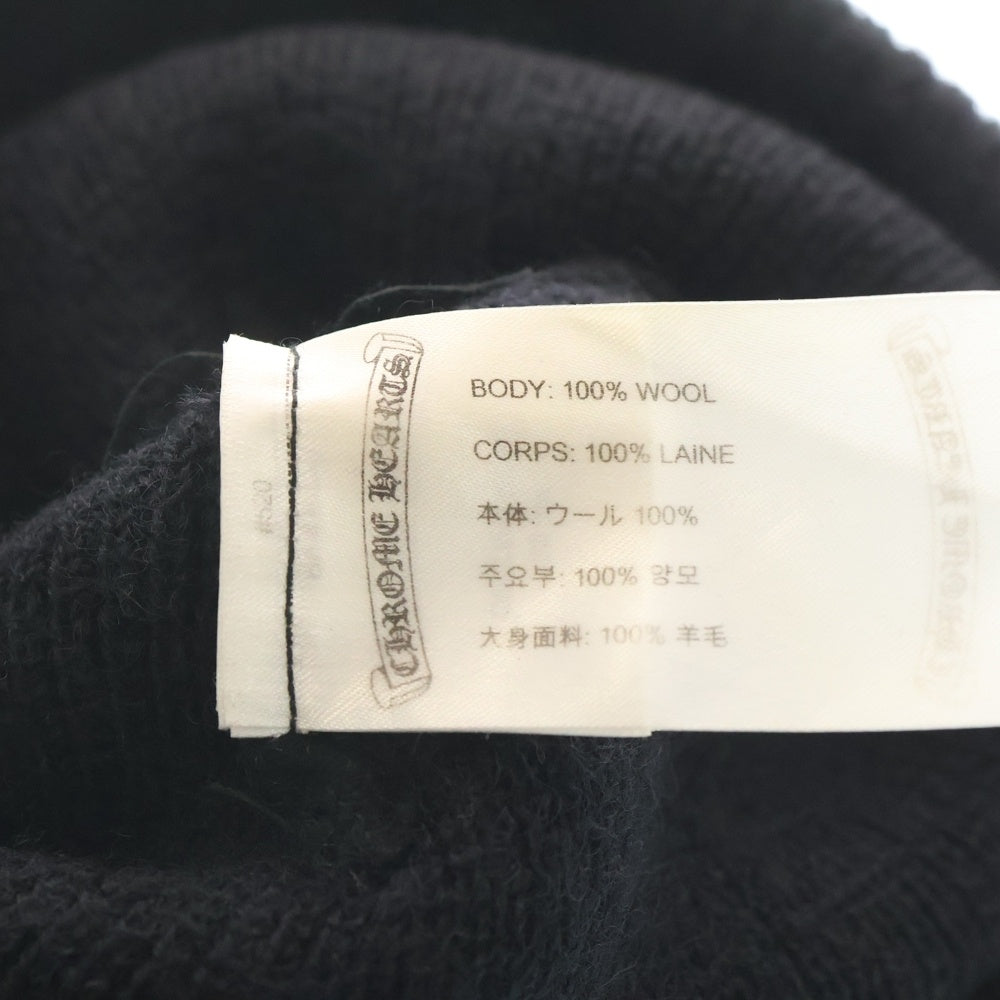 CHROME HEARTS(クロムハーツ) WOOL WATCH CAP CHプラス刺繍ニットキャップビーニー帽子