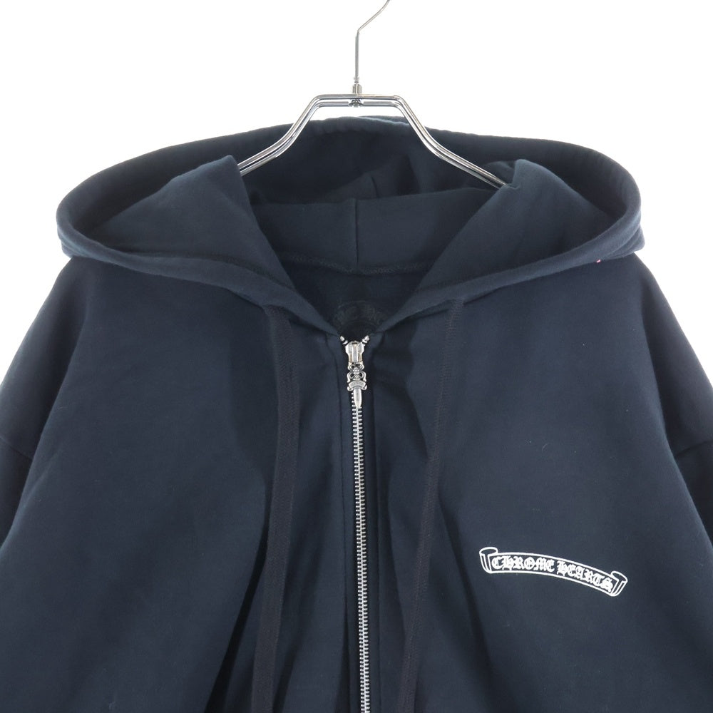 CHROME HEARTS(クロムハーツ) SWTSHRT HD ZIP バックラベルロゴジップアップパーカー