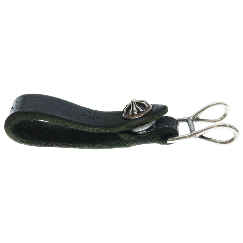 CHROME HEARTS(クロムハーツ) クロスボールボタンレザーベルトループ BELT LOOP