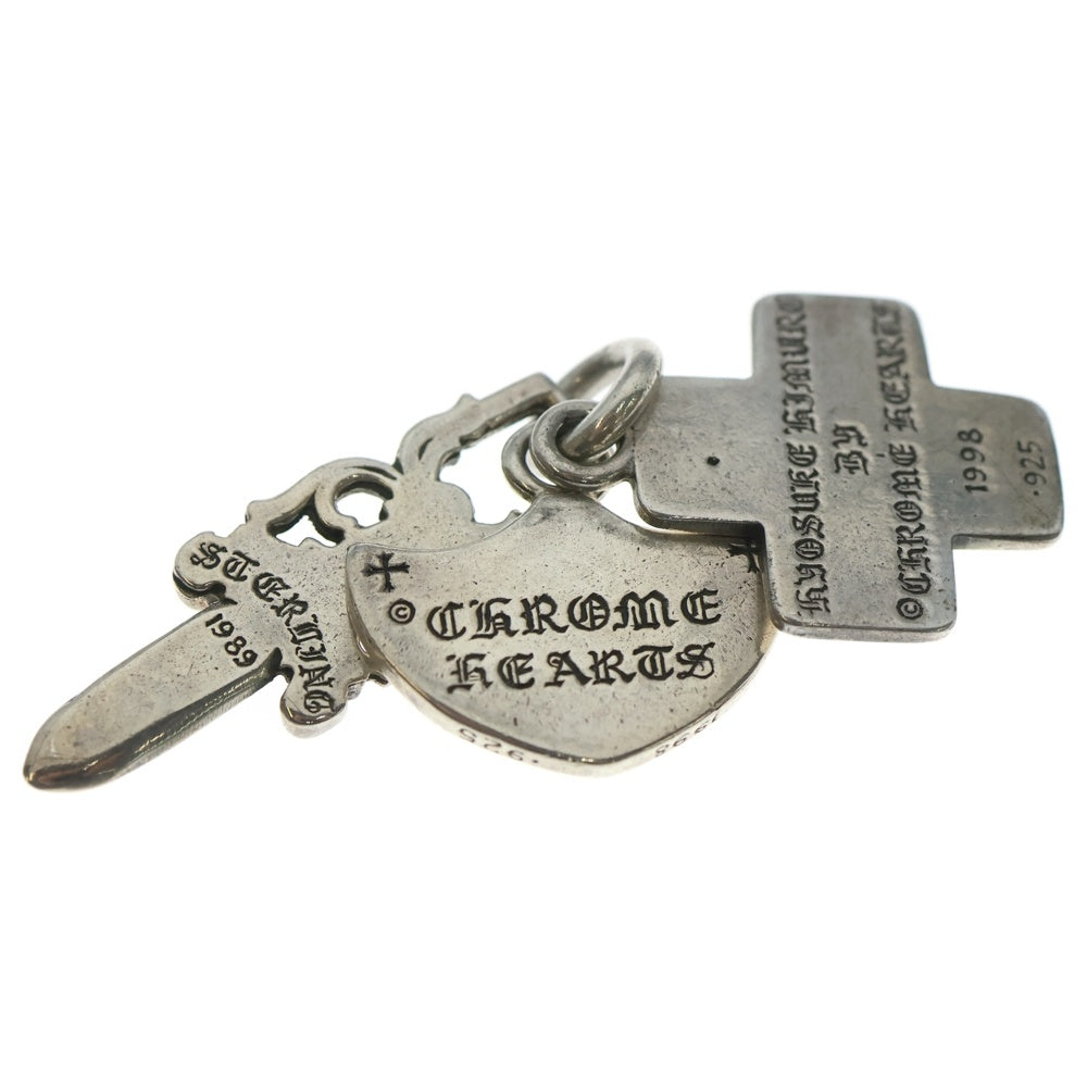 CHROME HEARTS(クロムハーツ) 氷室京介 3TRINKETS 3トリンケッツ ペンダントトップ シルバー