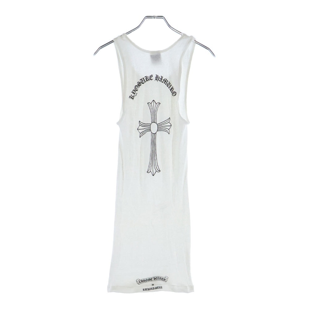 CHROME HEARTS(クロムハーツ) 氷室京介 ロゴプリント バッククロス タンクトップ
