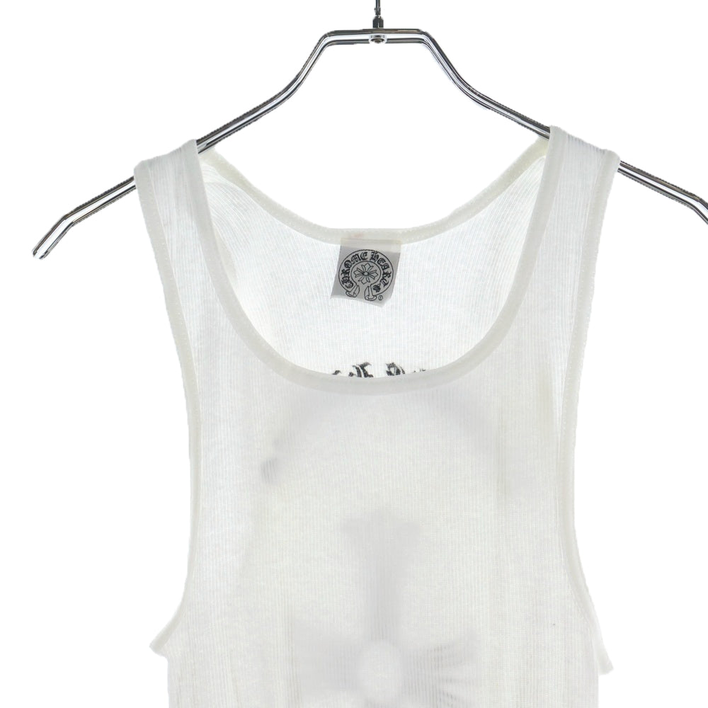 CHROME HEARTS(クロムハーツ) 氷室京介 ロゴプリント バッククロス タンクトップ