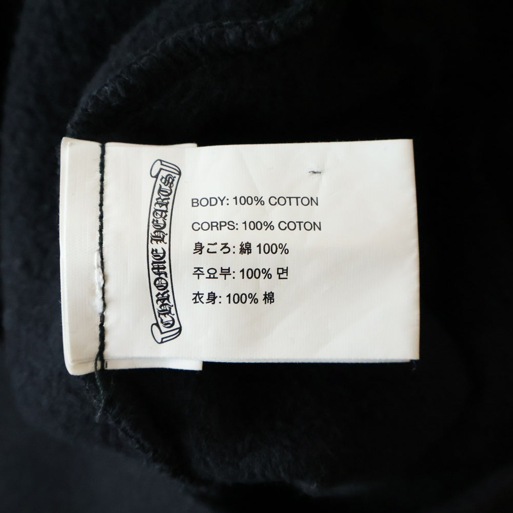 CHROME HEARTS(クロムハーツ) SWTSHRT PLVR Tバー 袖英字プリントプルオーバーパーカー