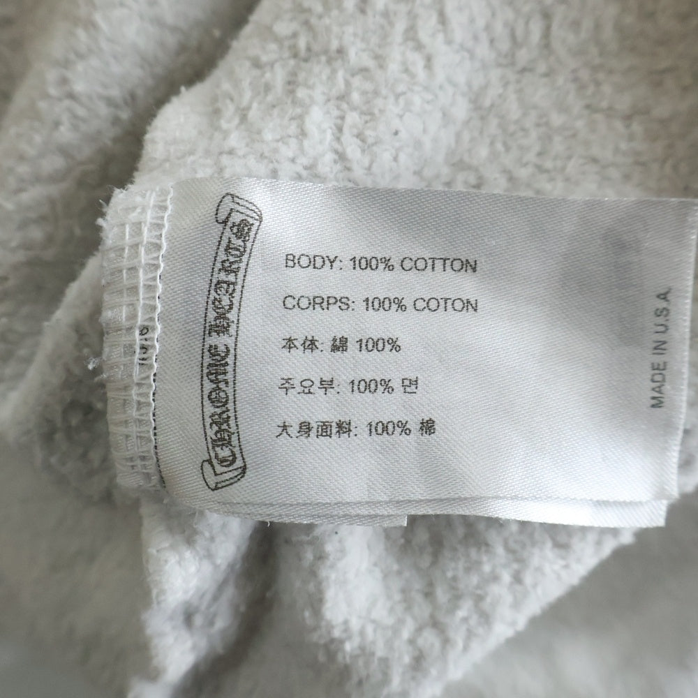 CHROME HEARTS(クロムハーツ) Neck Logo Crewneck Sweatshirt ネックロゴ クルーネックスウェットシャツ トレーナー 袖ロゴプリント