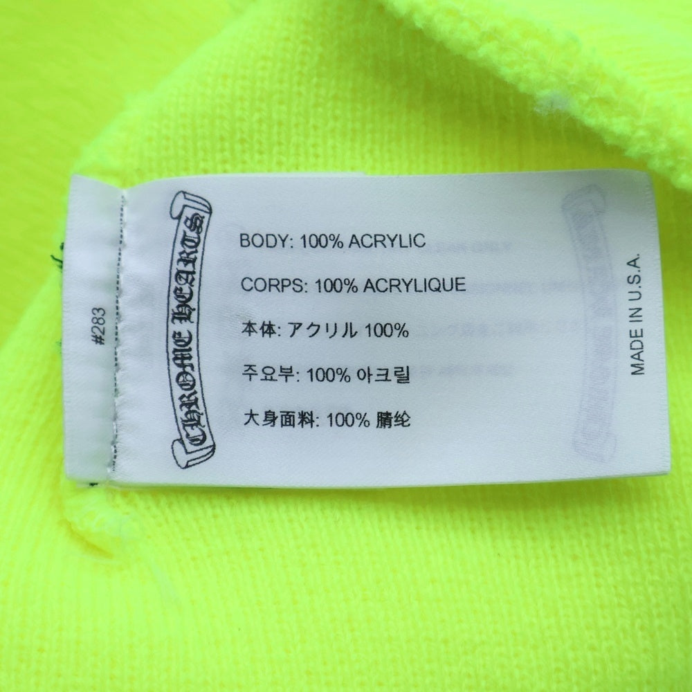 CHROME HEARTS(クロムハーツ) WOOL WATCH CAP ウールワッチキャップ CHロゴ刺繍ビーニーニットキャップ