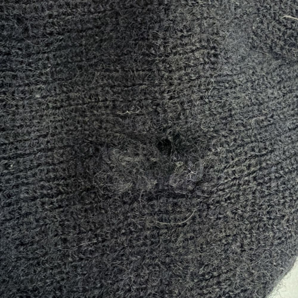CHROME HEARTS(クロムハーツ) WOOL WATCH CAP CHプラス刺繍ウールビーニー ニットキャップ 帽子 ブラック
