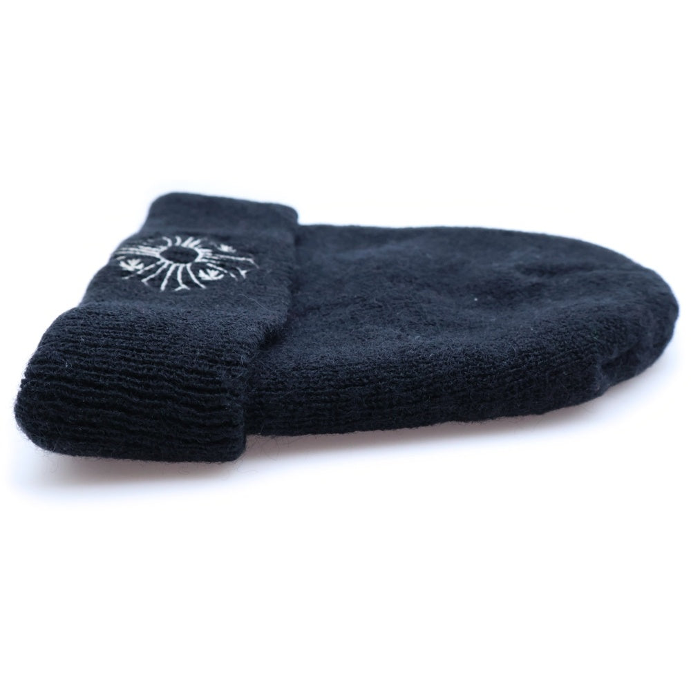 CHROME HEARTS(クロムハーツ) WOOL WATCH CAP CHプラス刺繍ウールビーニー ニットキャップ 帽子 ブラック