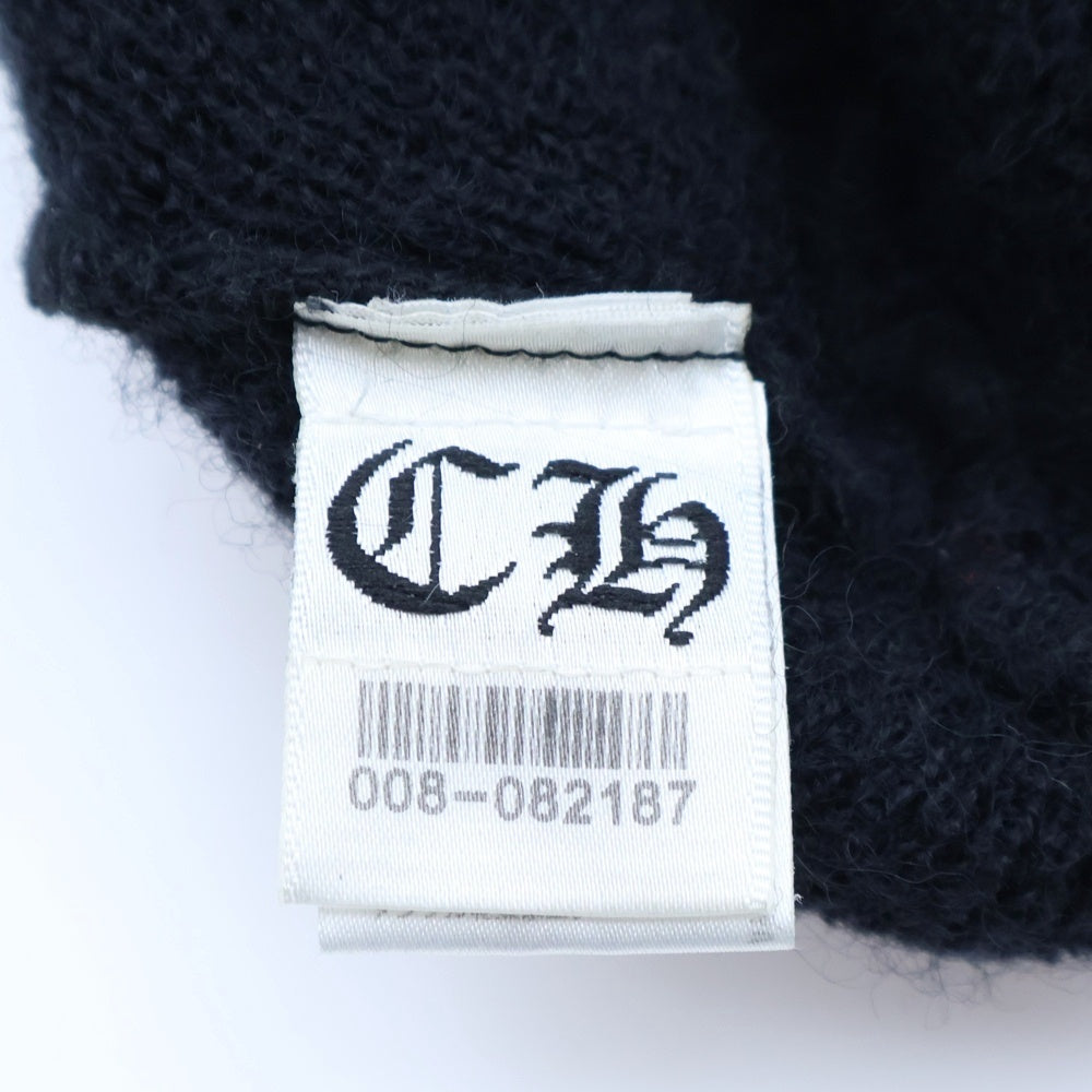 CHROME HEARTS(クロムハーツ) WOOL WATCH CAP CHプラス刺繍ウールビーニー ニットキャップ 帽子 ブラック
