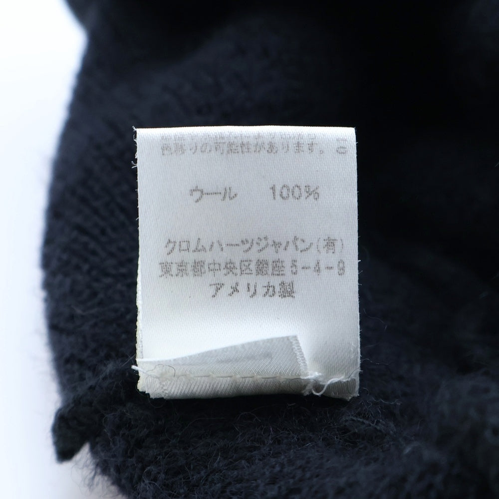CHROME HEARTS(クロムハーツ) WOOL WATCH CAP CHプラス刺繍ウールビーニー ニットキャップ 帽子 ブラック