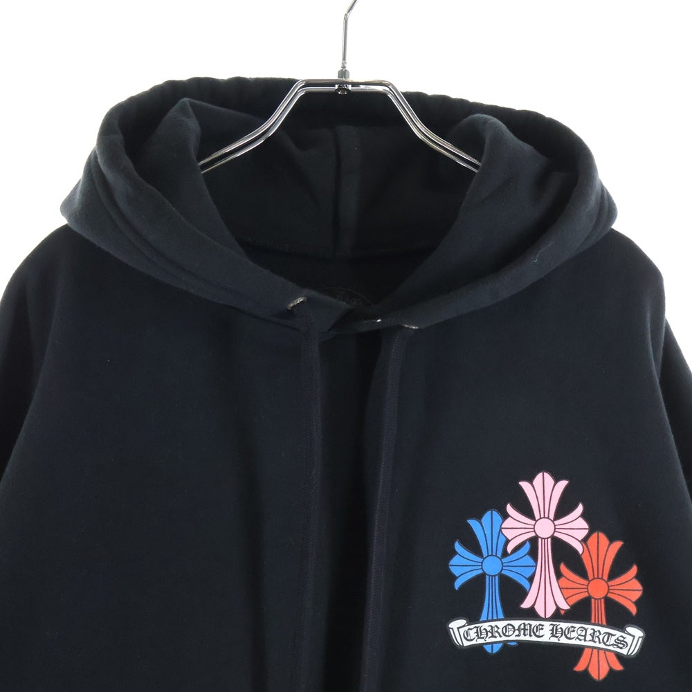 CHROME HEARTS(クロムハーツ) MLTCOL CEM CRS HD PLVR マルチカラーセメタリークロスプルオーバーパーカー