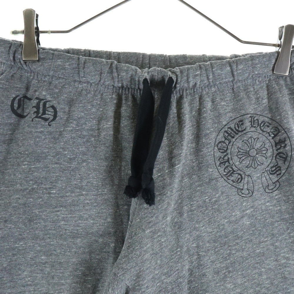 CHROME HEARTS(クロムハーツ) ホースシュープリント スウェットハーフパンツ グレー