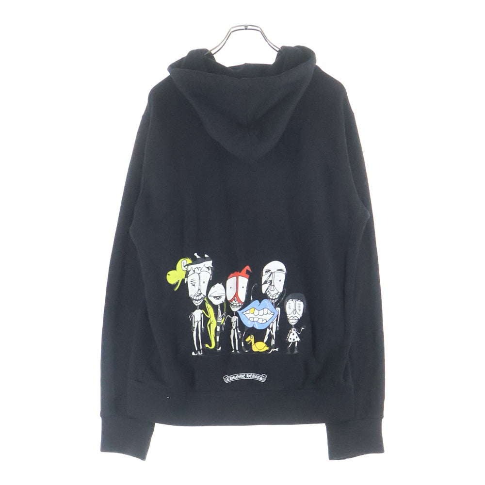 CHROME HEARTS(クロムハーツ) ×MATTY BOY バックプリントダガージップアップパーカー ブラック