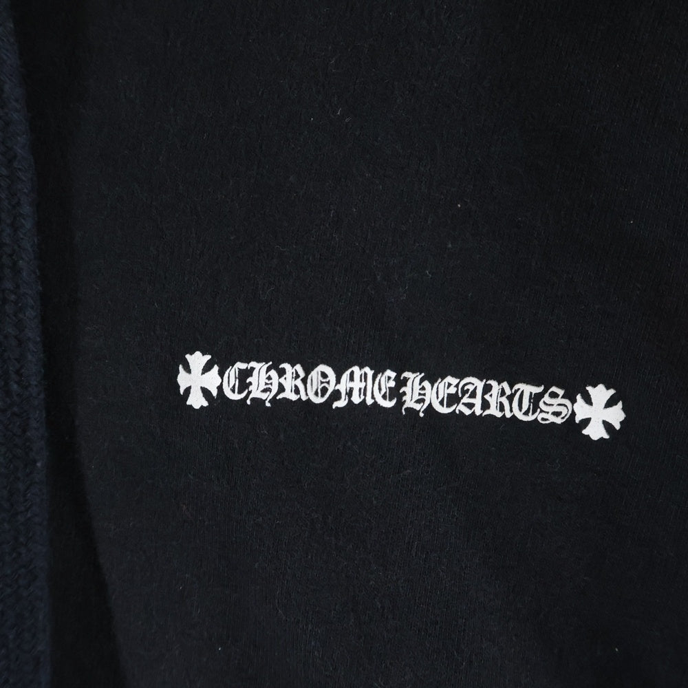 CHROME HEARTS(クロムハーツ) THRML HD ZIP 裏地サーマル バックCHプラスロゴプリント ジップアップパーカー