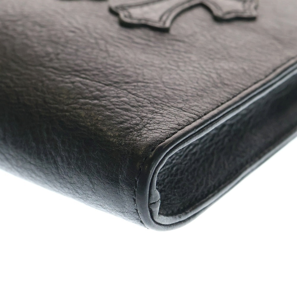 CHROME HEARTS(クロムハーツ) SQ PKT 3CEME CRS スクエアポケット 3クロスパッチレザーショルダーバッグ