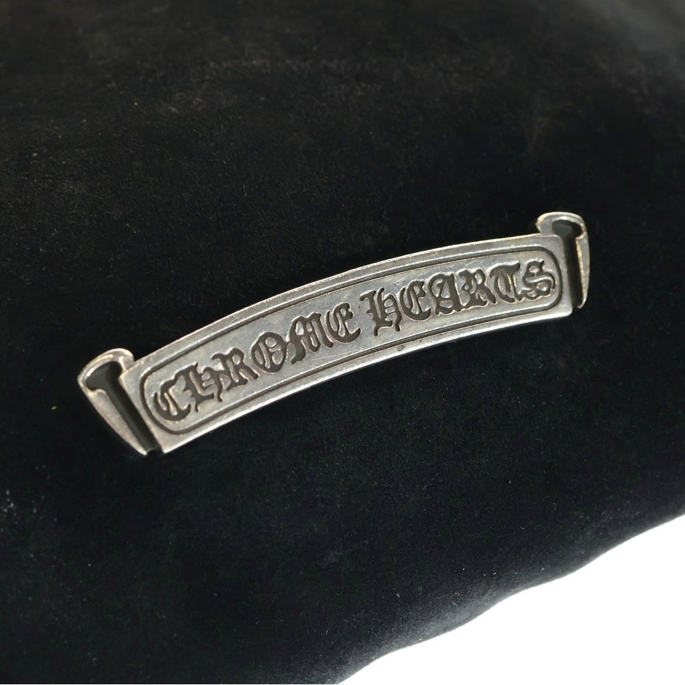 CHROME HEARTS(クロムハーツ) SQ PKT 3CEME CRS スクエアポケット 3クロスパッチスエードショルダーバッグ レディース