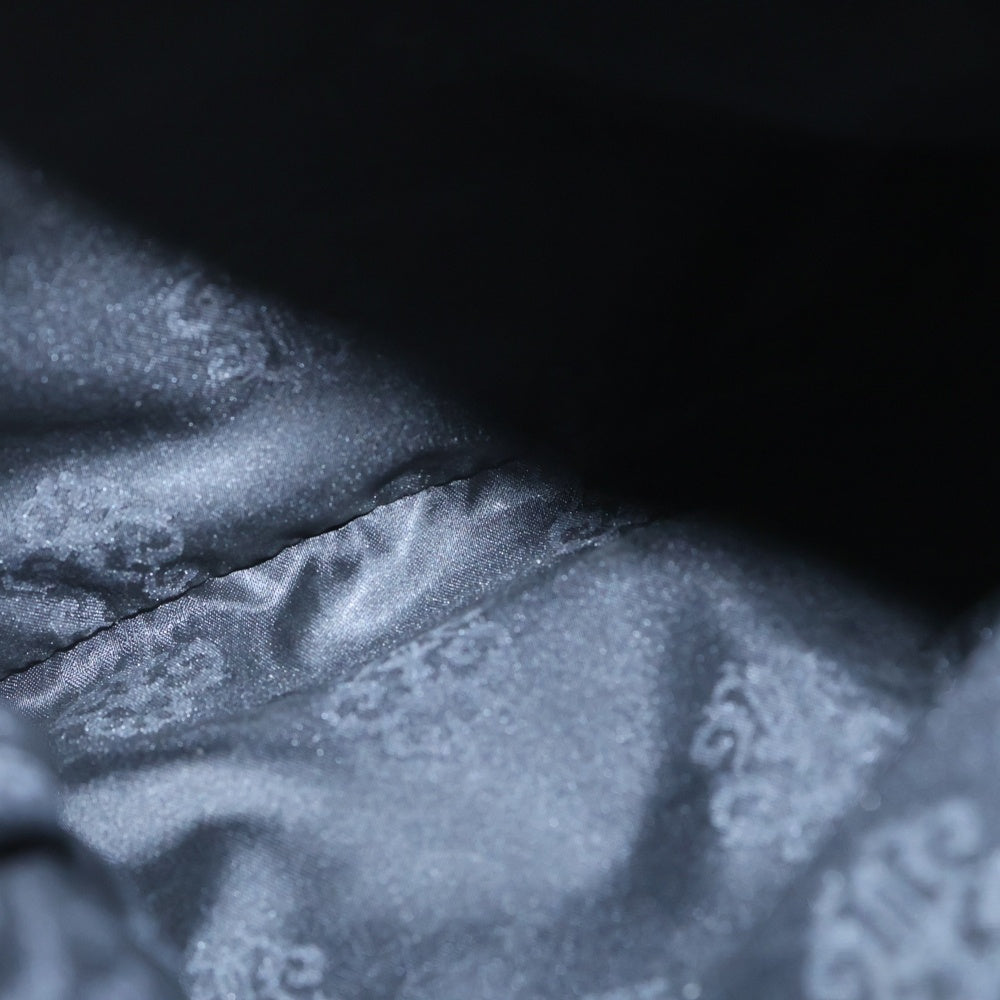 CHROME HEARTS(クロムハーツ) SQ PKT 3CEME CRS スクエアポケット 3クロスパッチスエードショルダーバッグ レディース