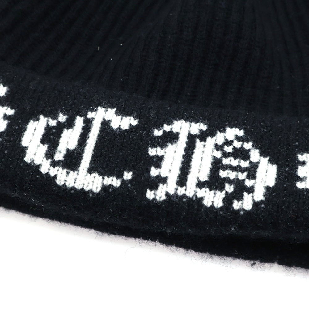 CHROME HEARTS(クロムハーツ) BIG DADDY ビッグダディ スターボール付きカシミヤニットビーニーニットキャップ ブラック