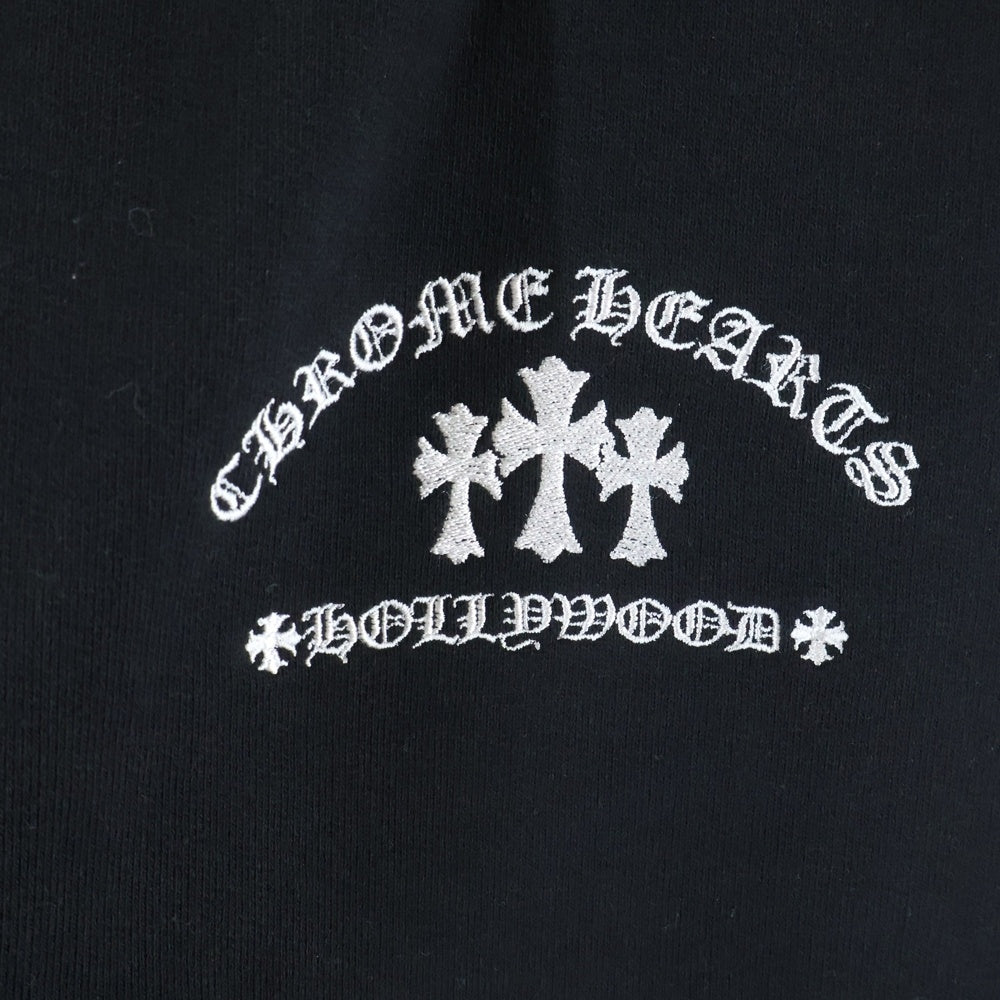 CHROME HEARTS(クロムハーツ) Y NOT Cemetery Cross Sweat Pants ワイノット セメタリークロス スウェットパンツ ブラック