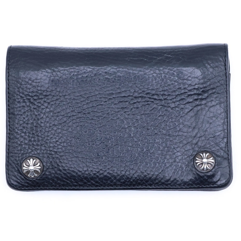 CHROME HEARTS(クロムハーツ) 2ZIP 2ジップ クロスボールボタンレザー