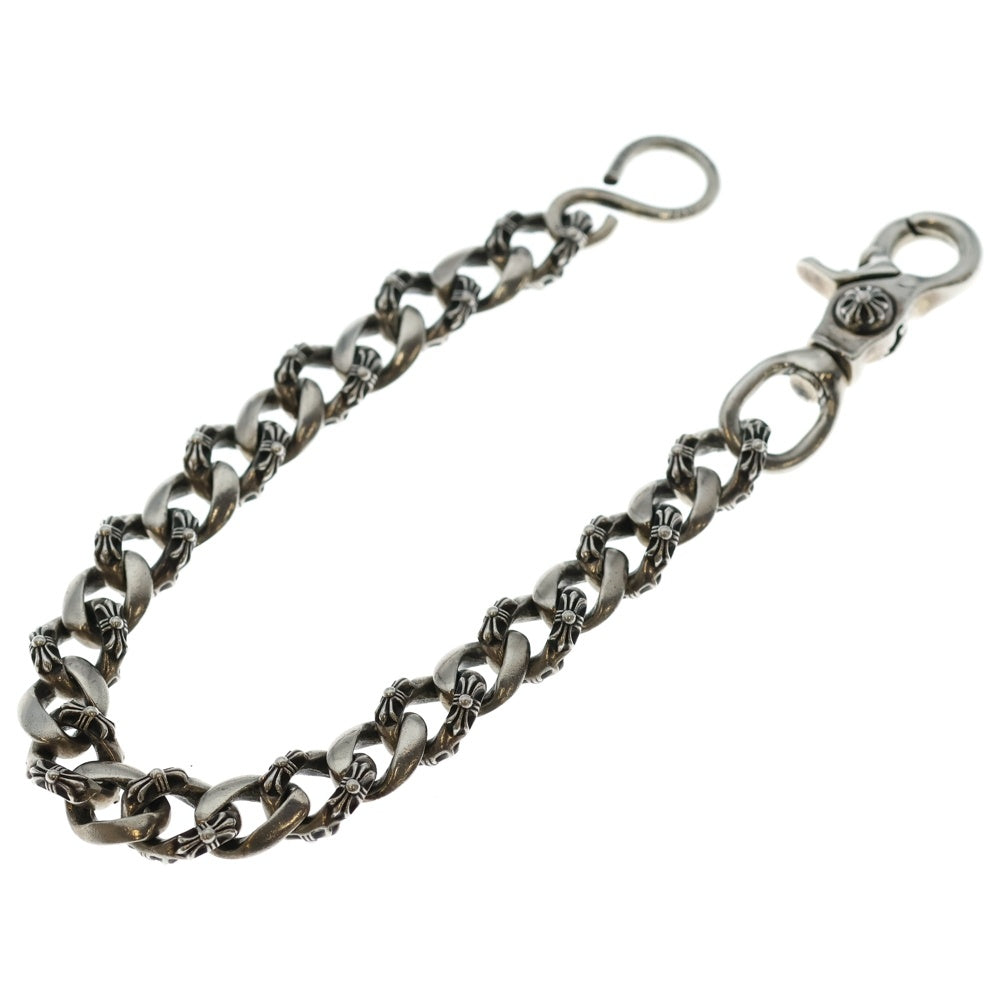 CHROME HEARTS(クロムハーツ) FANCY SHORT-S/1クリップショートファンシー ウォレットチェーン シルバー BCA076