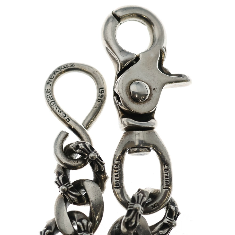 CHROME HEARTS(クロムハーツ) FANCY SHORT-S/1クリップショートファンシー ウォレットチェーン シルバー BCA076