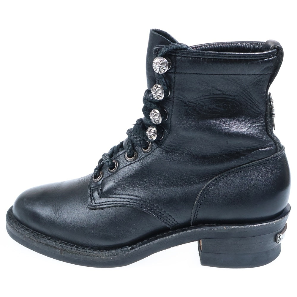 CHROME HEARTS(クロムハーツ) JOBMASTER ジョブマスター レザーブレードレースアップレザーブーツ