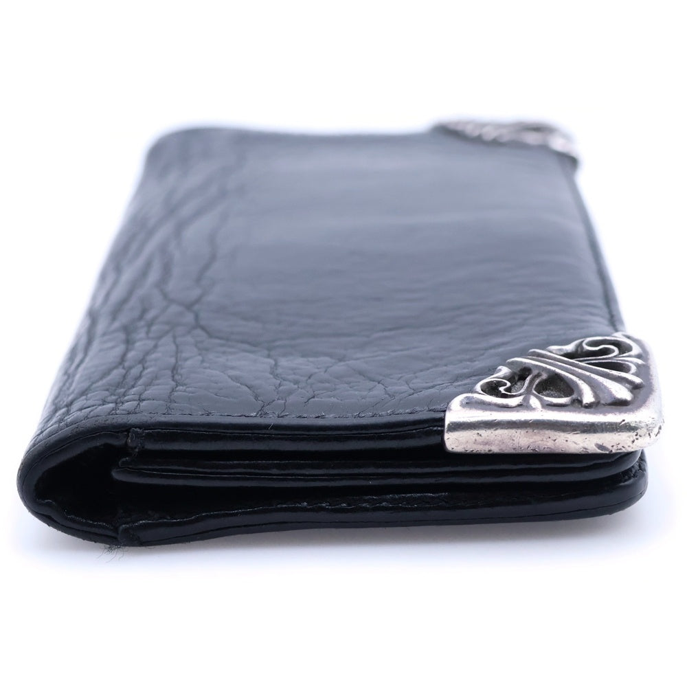 CHROME HEARTS(クロムハーツ) LNG SNGL FLD TIPS シングルフォールド レザーウォレット 財布 ブラック BCA380