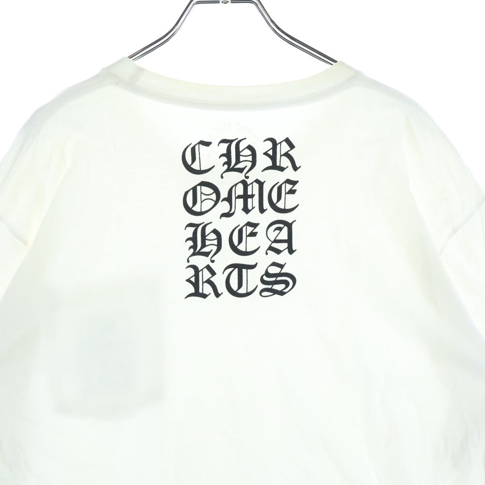 CHROME HEARTS(クロムハーツ) VERTICAL LOGO バーティカル Tシャツ ホワイト
