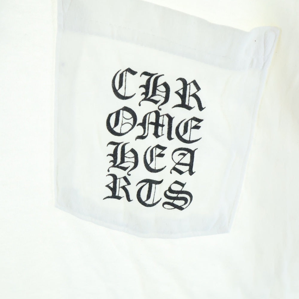 CHROME HEARTS(クロムハーツ) VERTICAL LOGO バーティカル Tシャツ ホワイト