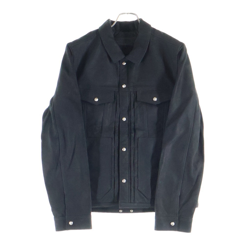 CHROME HEARTS(クロムハーツ) WHIPLASH LEATHER JACKET ウィップラッシュ 裏地キルティングレザージャケット ブルゾン