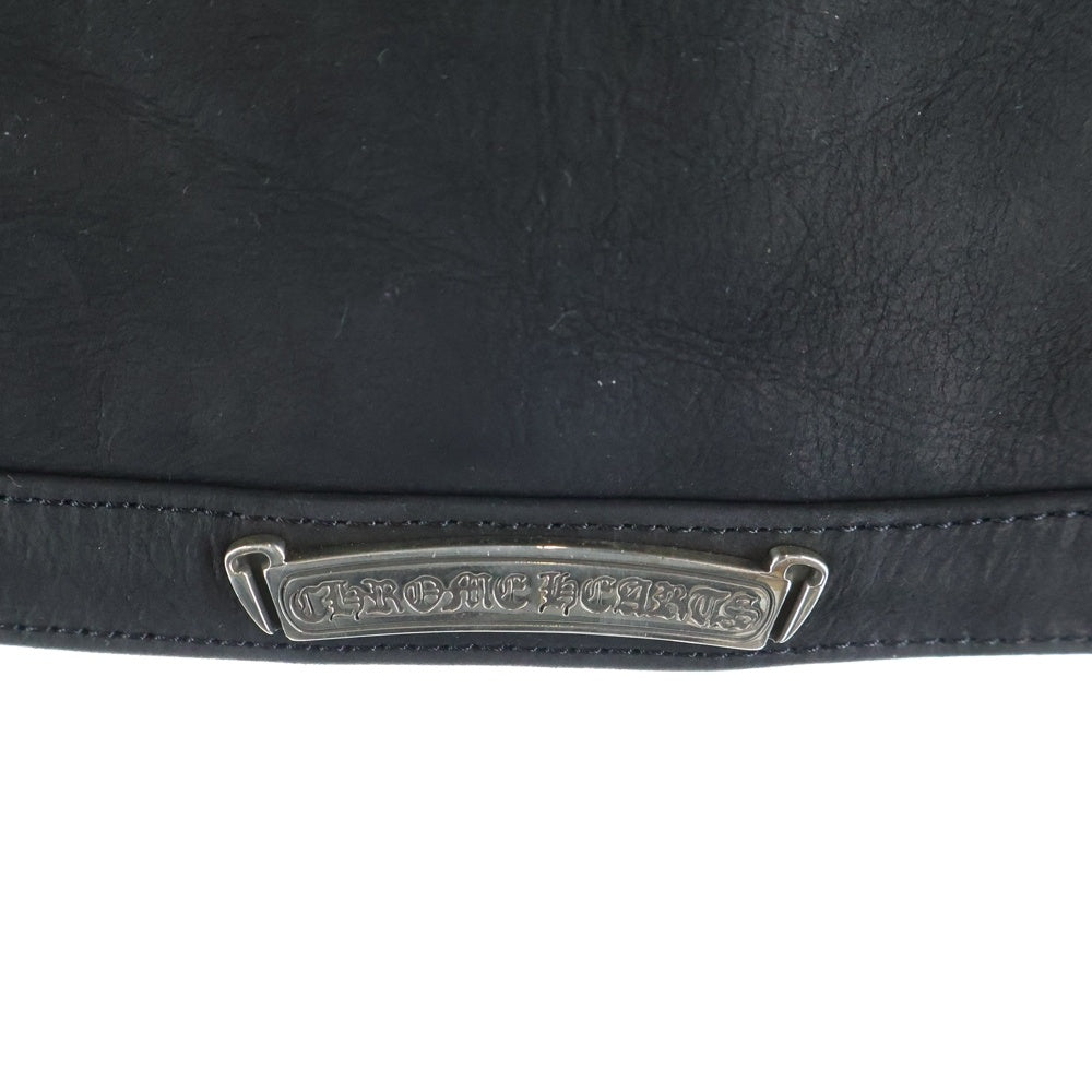 CHROME HEARTS(クロムハーツ) WHIPLASH LEATHER JACKET ウィップラッシュ 裏地キルティングレザージャケット ブルゾン