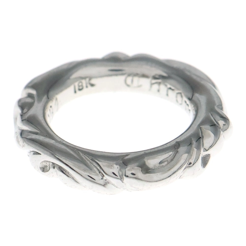 CHROME HEARTS(クロムハーツ) 18KWG SCRL BAND スクロールバンド ホワイトゴールドリング
