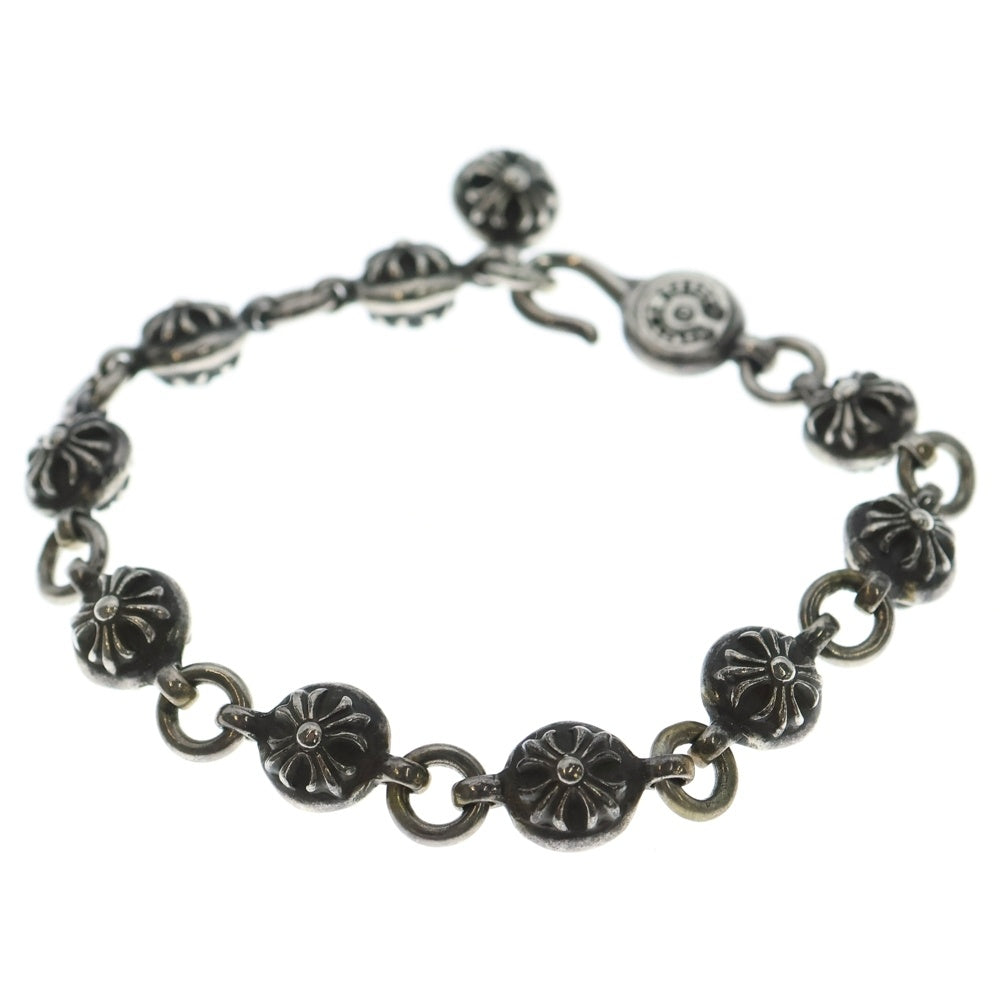 CHROME HEARTS(クロムハーツ) NO2 BALL #2クロスボールブレスレット シルバー BCA176