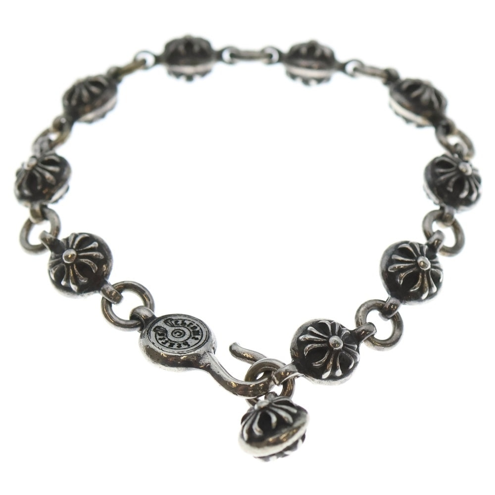 CHROME HEARTS(クロムハーツ) NO2 BALL #2クロスボールブレスレット シルバー BCA176