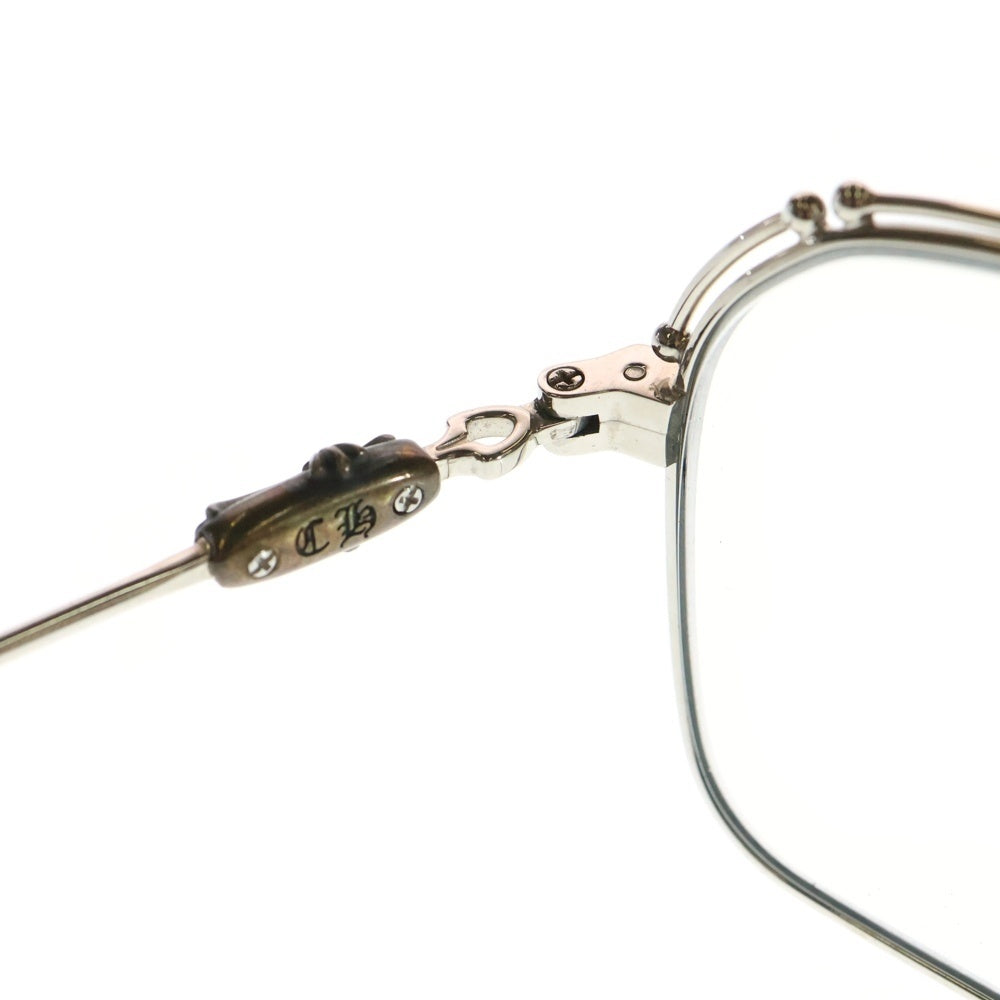 CHROME HEARTS(クロムハーツ) KUFANNAW I ダブルブリッジ サングラス ブラック/シルバー