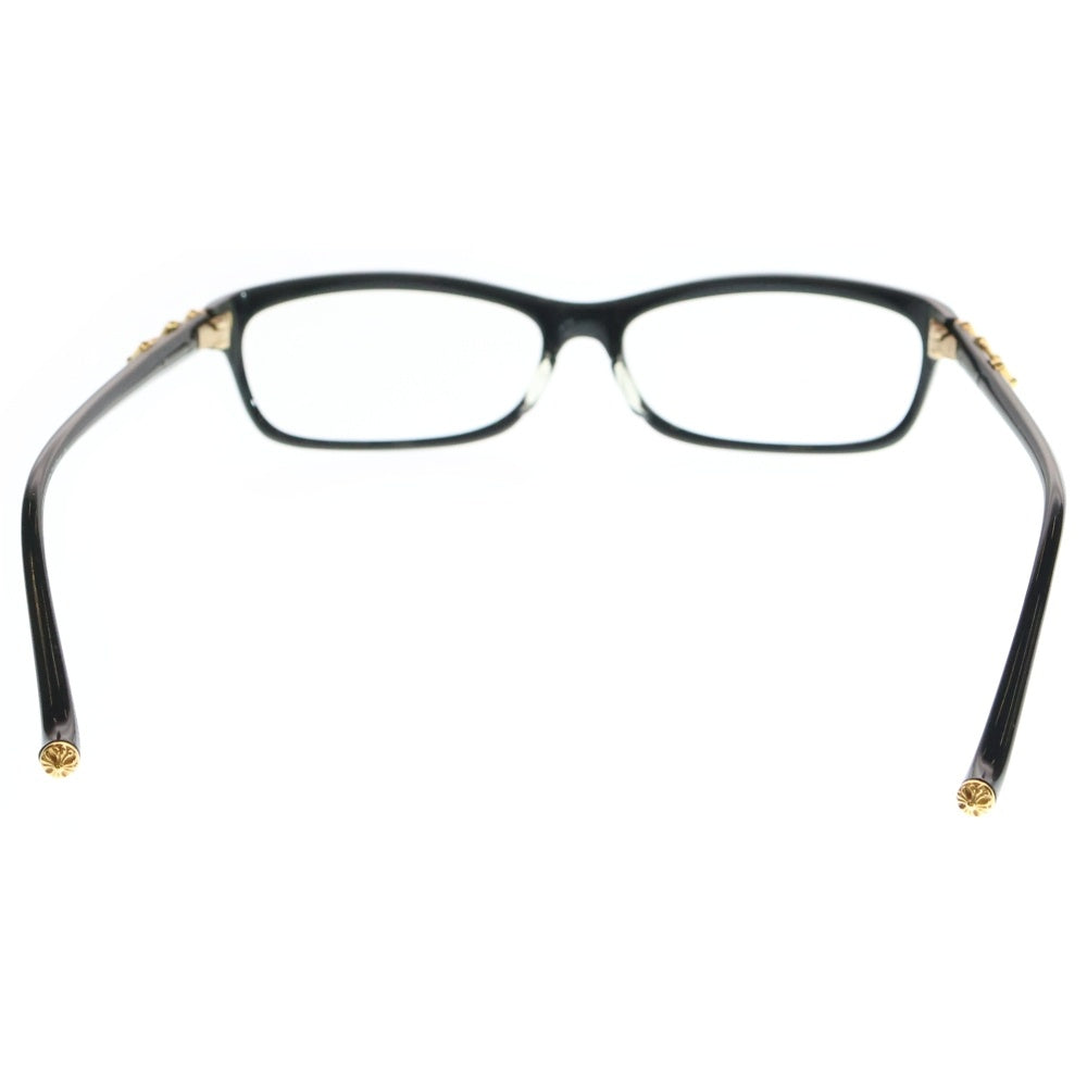 CHROME HEARTS(クロムハーツ) BEARDED BABY-A ビールデッドベイビー メガネ アイウェア 眼鏡 ブラック/ゴールド