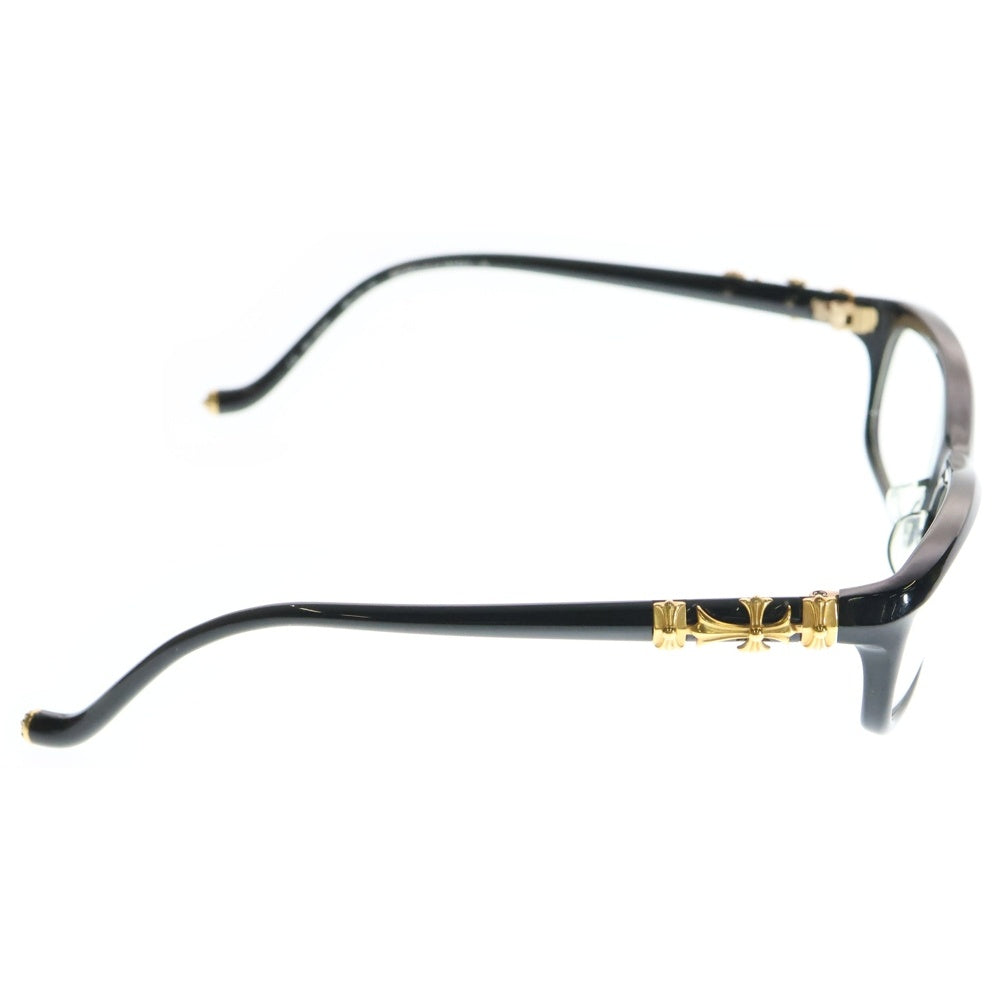 CHROME HEARTS(クロムハーツ) BEARDED BABY-A ビールデッドベイビー メガネ アイウェア 眼鏡 ブラック/ゴールド