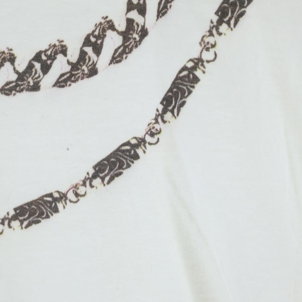CHROME HEARTS(クロムハーツ) ×COMME des GARCONS コムデギャルソン ファンシー ローラー 半袖Tシャツ カットソー ホワイト