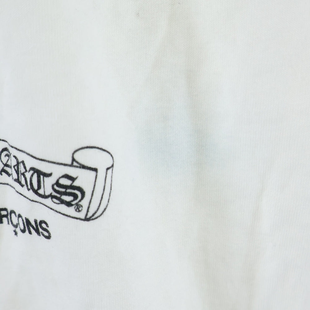 CHROME HEARTS(クロムハーツ) ×COMME des GARCONS コムデギャルソン ファンシー ローラー 半袖Tシャツ カットソー ホワイト
