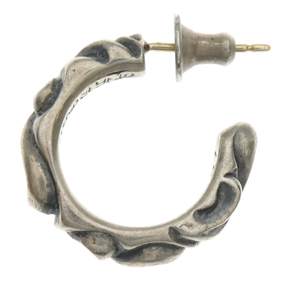CHROME HEARTS(クロムハーツ) HOOP SCROOL 1 スクロールフープ シルバーピアス