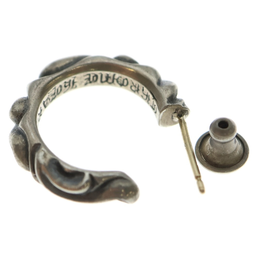 CHROME HEARTS(クロムハーツ) HOOP SCROOL 1 スクロールフープ シルバーピアス