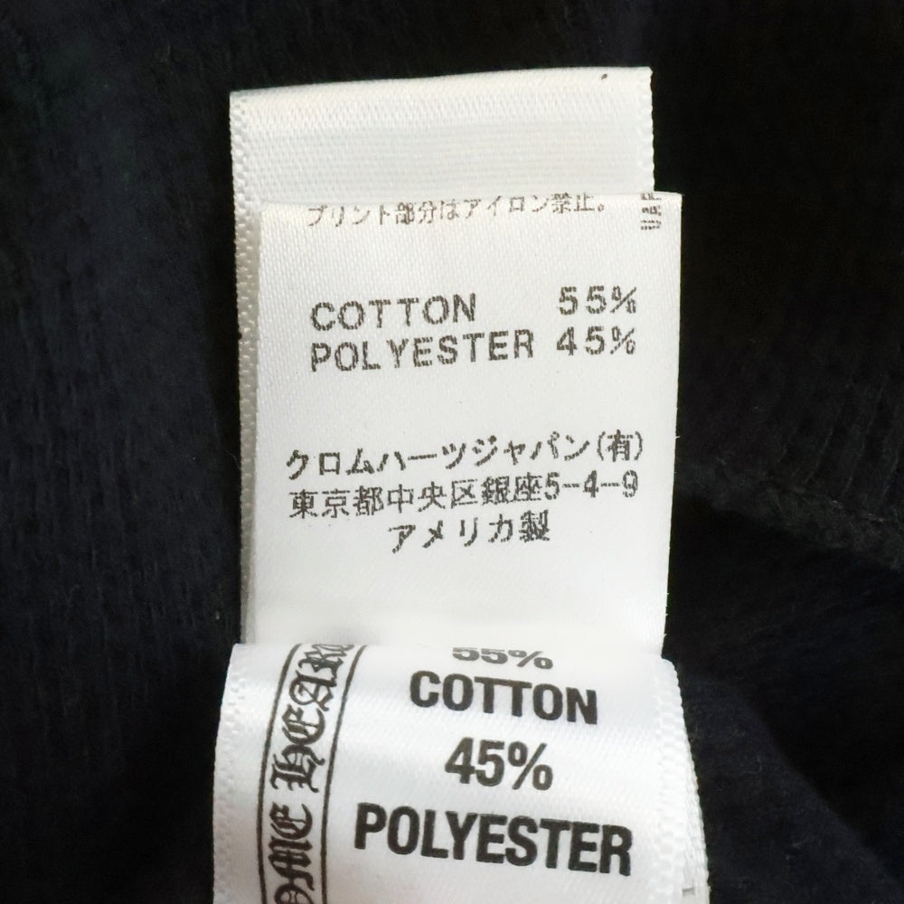 CHROME HEARTS(クロムハーツ) OLD CH L S CHプラスプリント サーマル長袖カットソー ブラック