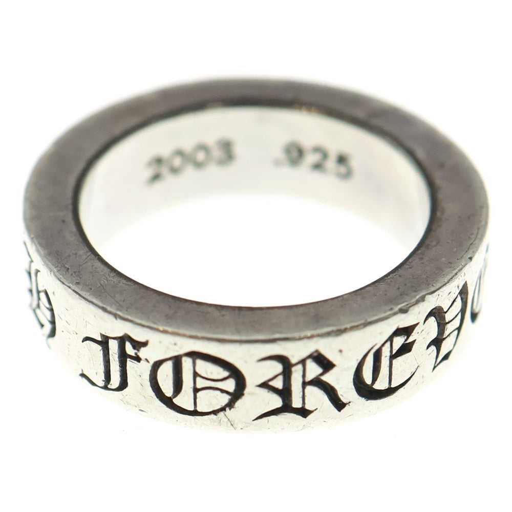 CHROME HEARTS(クロムハーツ) 6mm SPACER FOREVER 6mmスペーサーリング フォーエバーシルバーBCA337