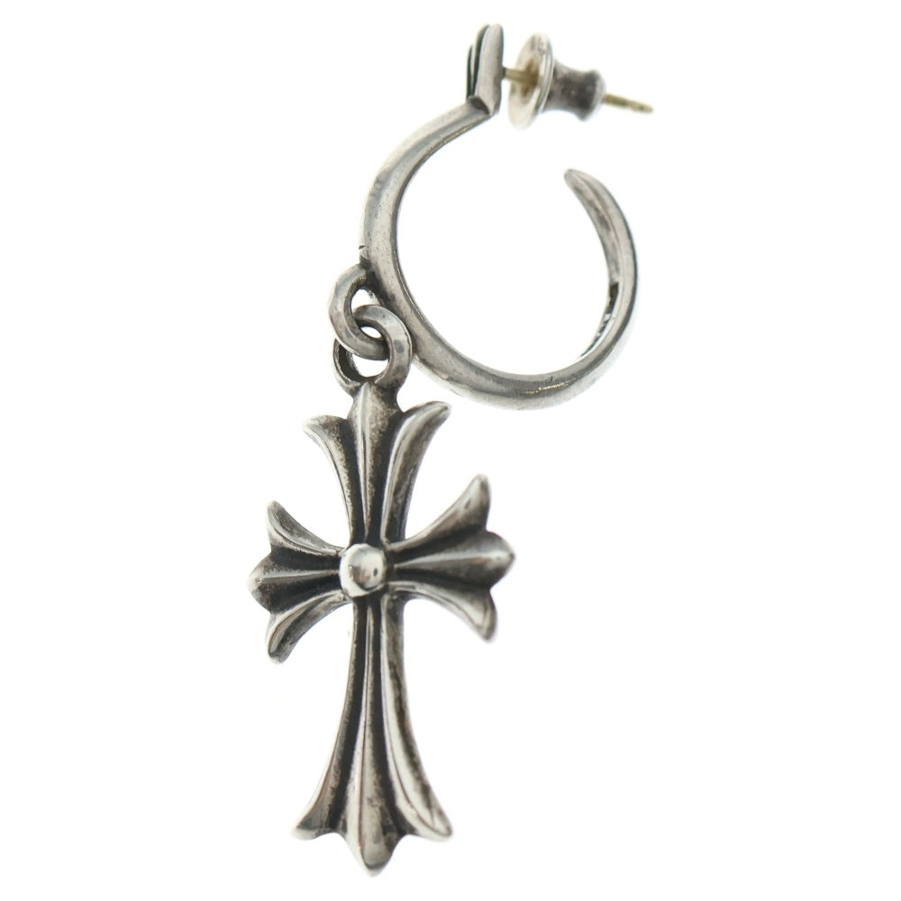 CHROME HEARTS(クロムハーツ) TINY CH CROSS タイニーCHクロスフープ シルバーピアス