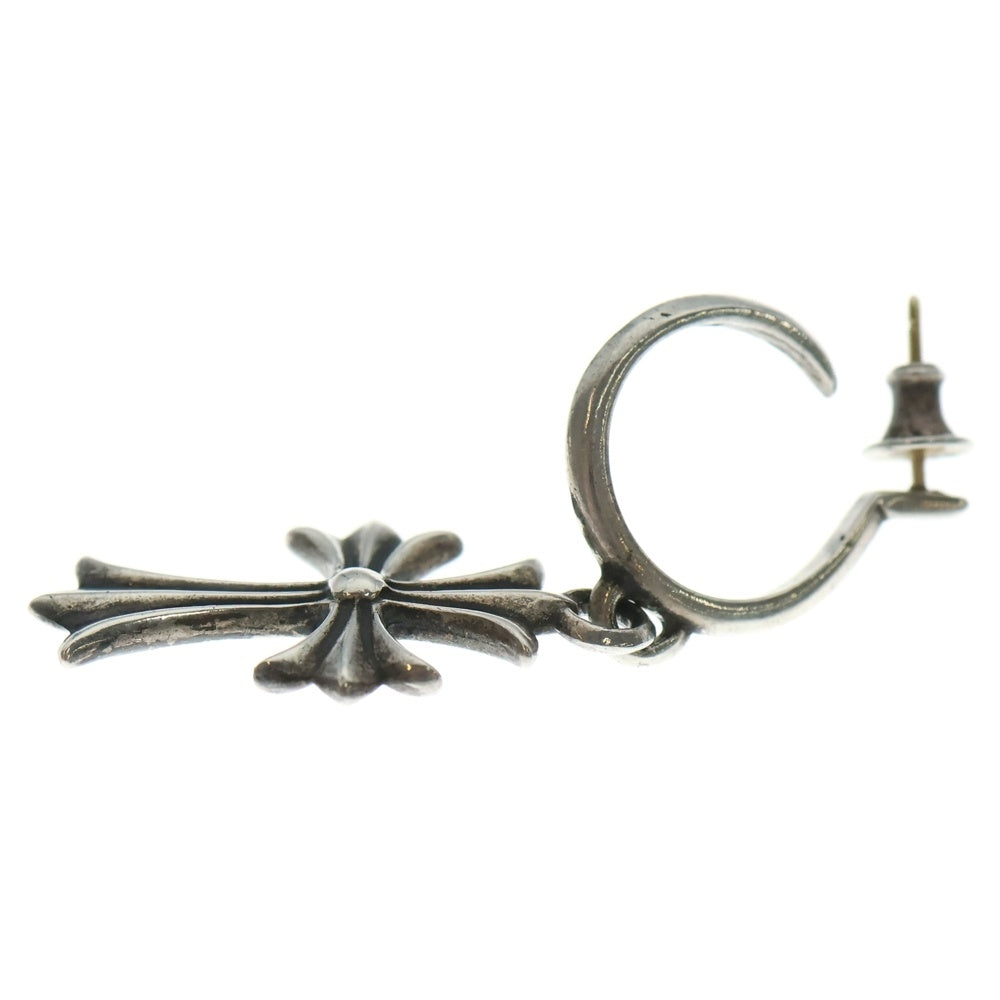 CHROME HEARTS(クロムハーツ) TINY CH CROSS タイニーCHクロスフープ シルバーピアス