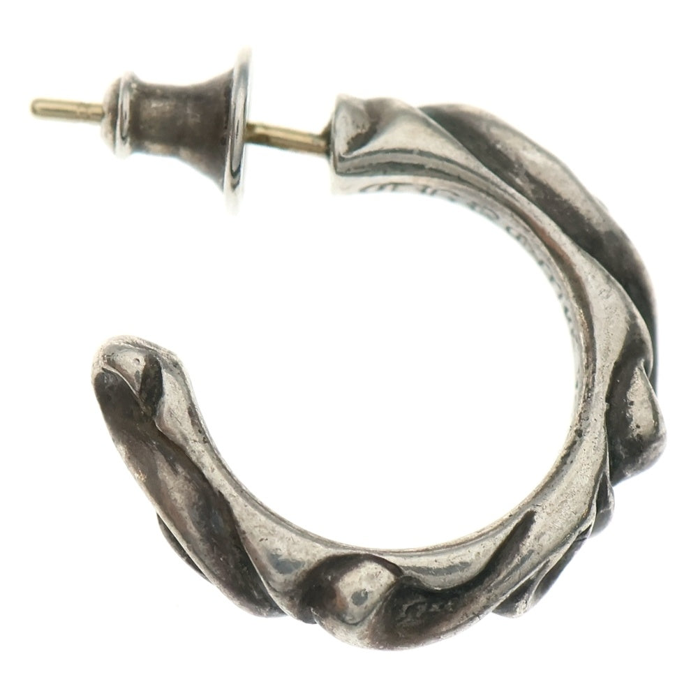 CHROME HEARTS(クロムハーツ) HOOP SCROOL スクロール フープピアス シルバー BCA102