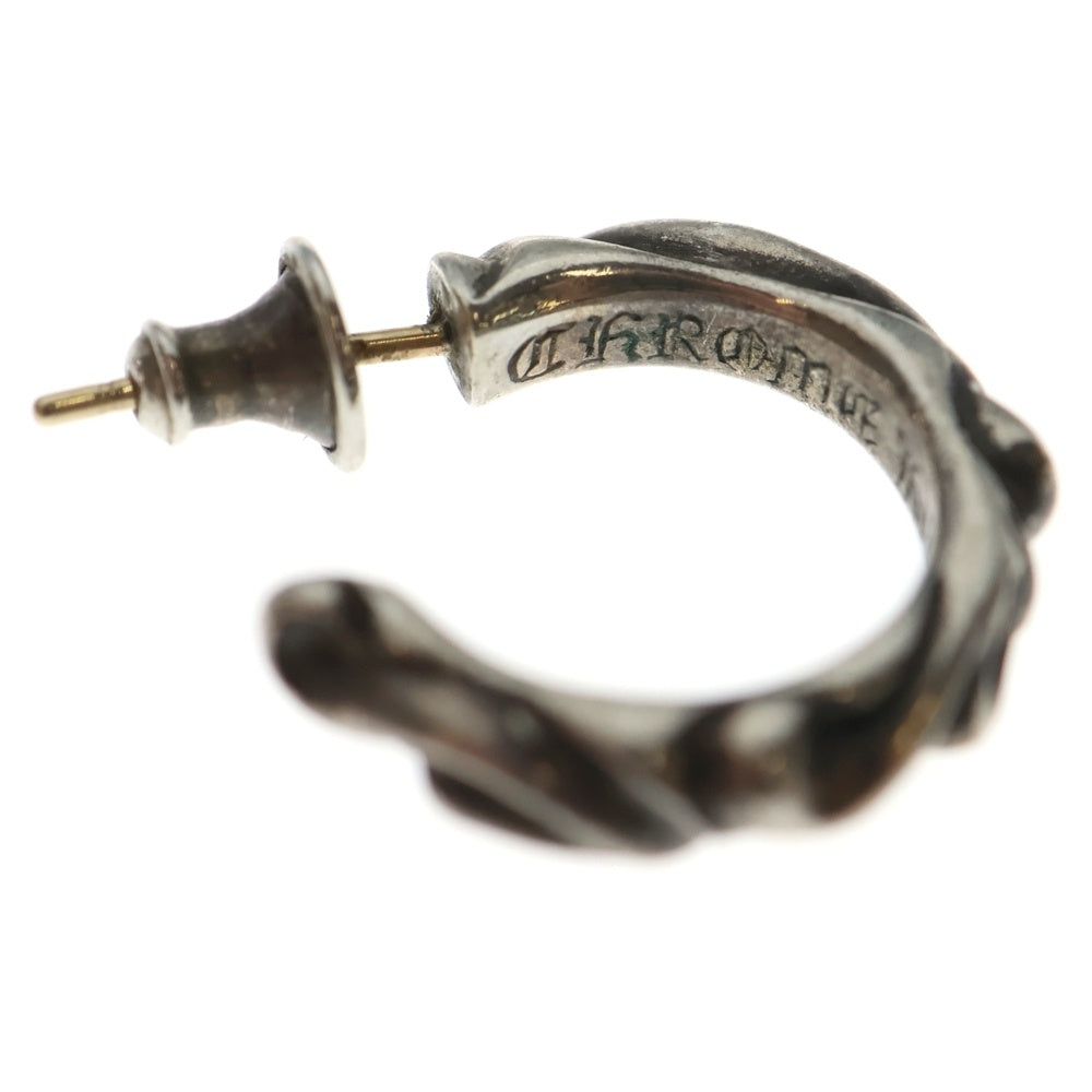 CHROME HEARTS(クロムハーツ) HOOP SCROOL スクロール フープピアス シルバー BCA102