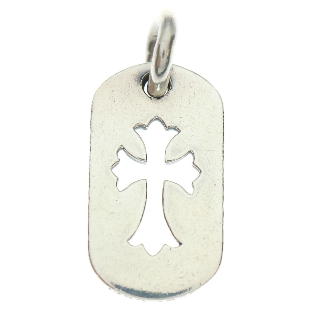 CHROME HEARTS(クロムハーツ) D TAG SML CO CRS カットアウトクロスドッグタグ スモール ペンダントトップ シルバー BCA242